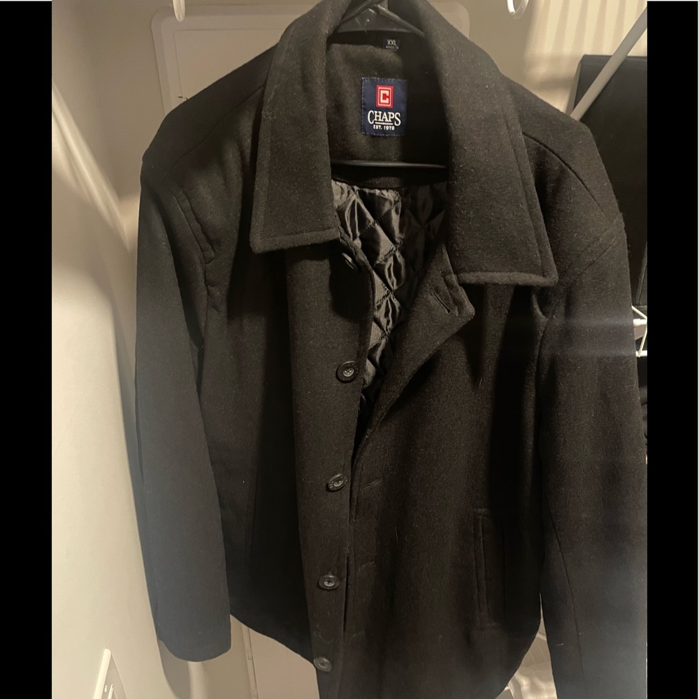 CHAPS Men’s Car Pea Coat